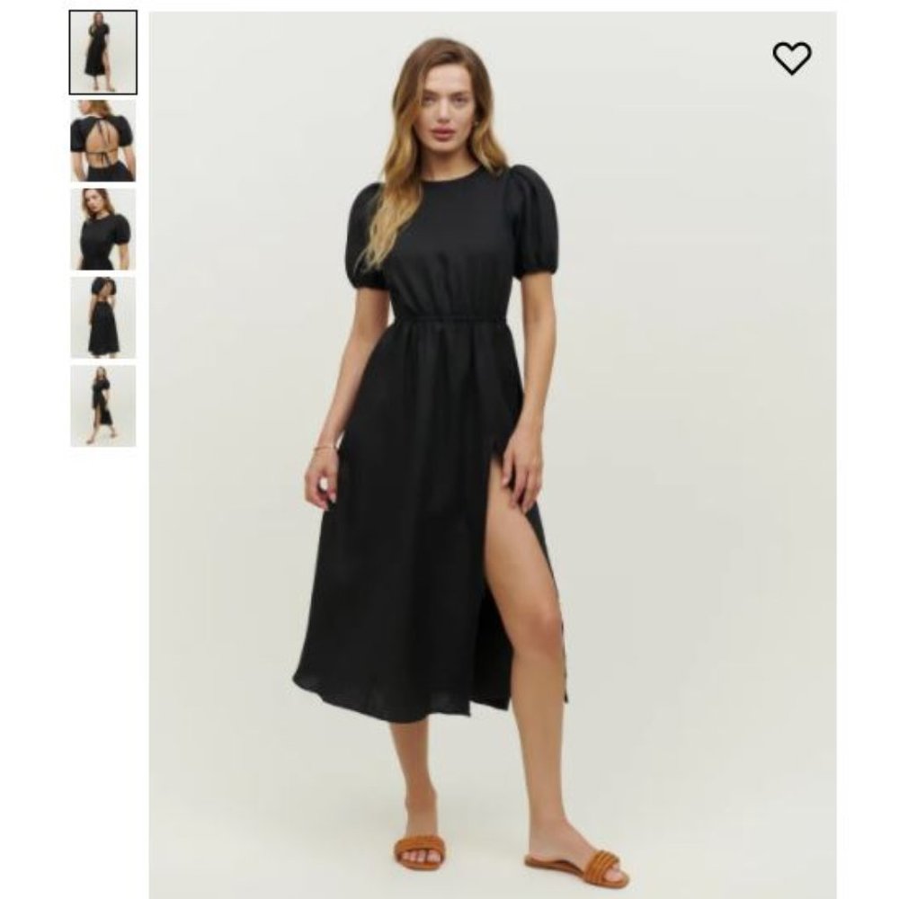 Reformation Anneliese Linen Dress